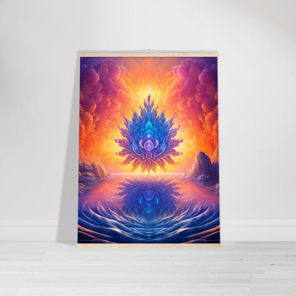 Enchanted Ascension: Vibrant Lotus in Flight - Immortal Grafix